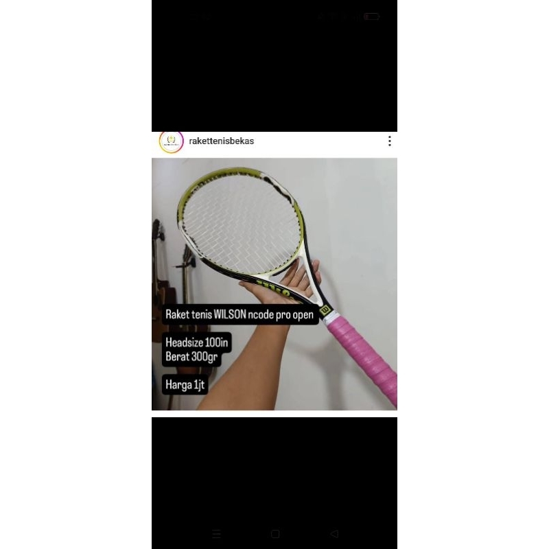 raket Tenis Wilson ncode pro open