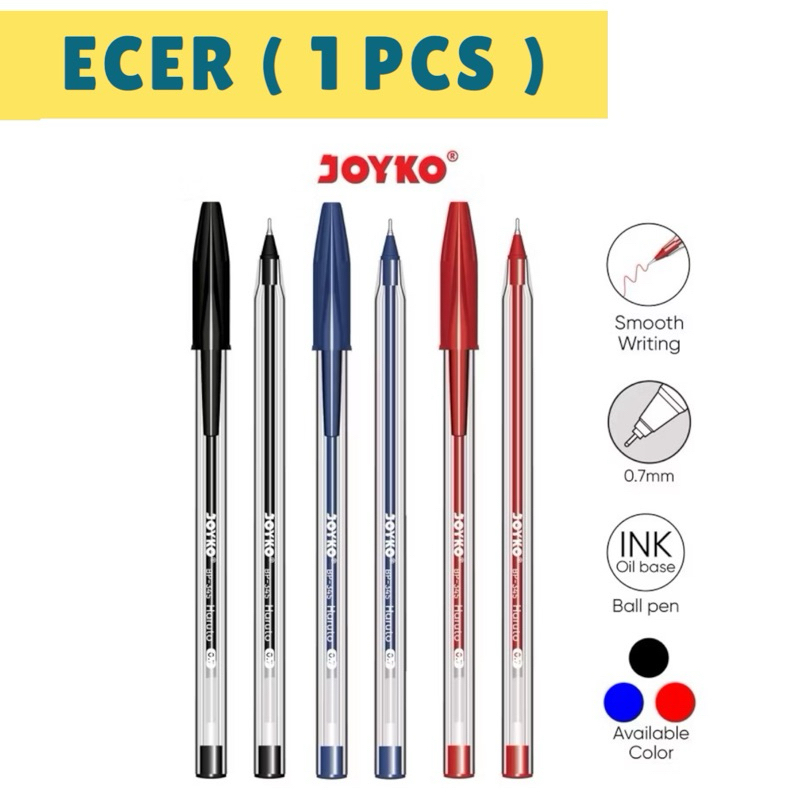 

Ball Pen Pulpen Pena JOYKO BP-345 Haruto 0.7 mm - 1 Pcs