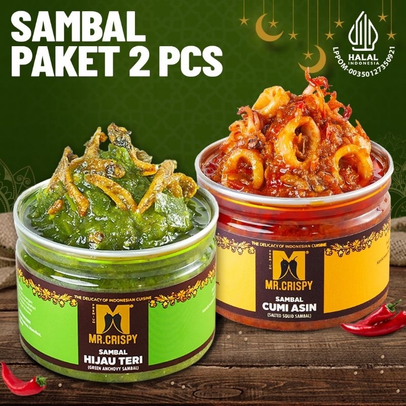 

SAMBAL PAKET 2 PCS MR CRISPY(CA+HT)