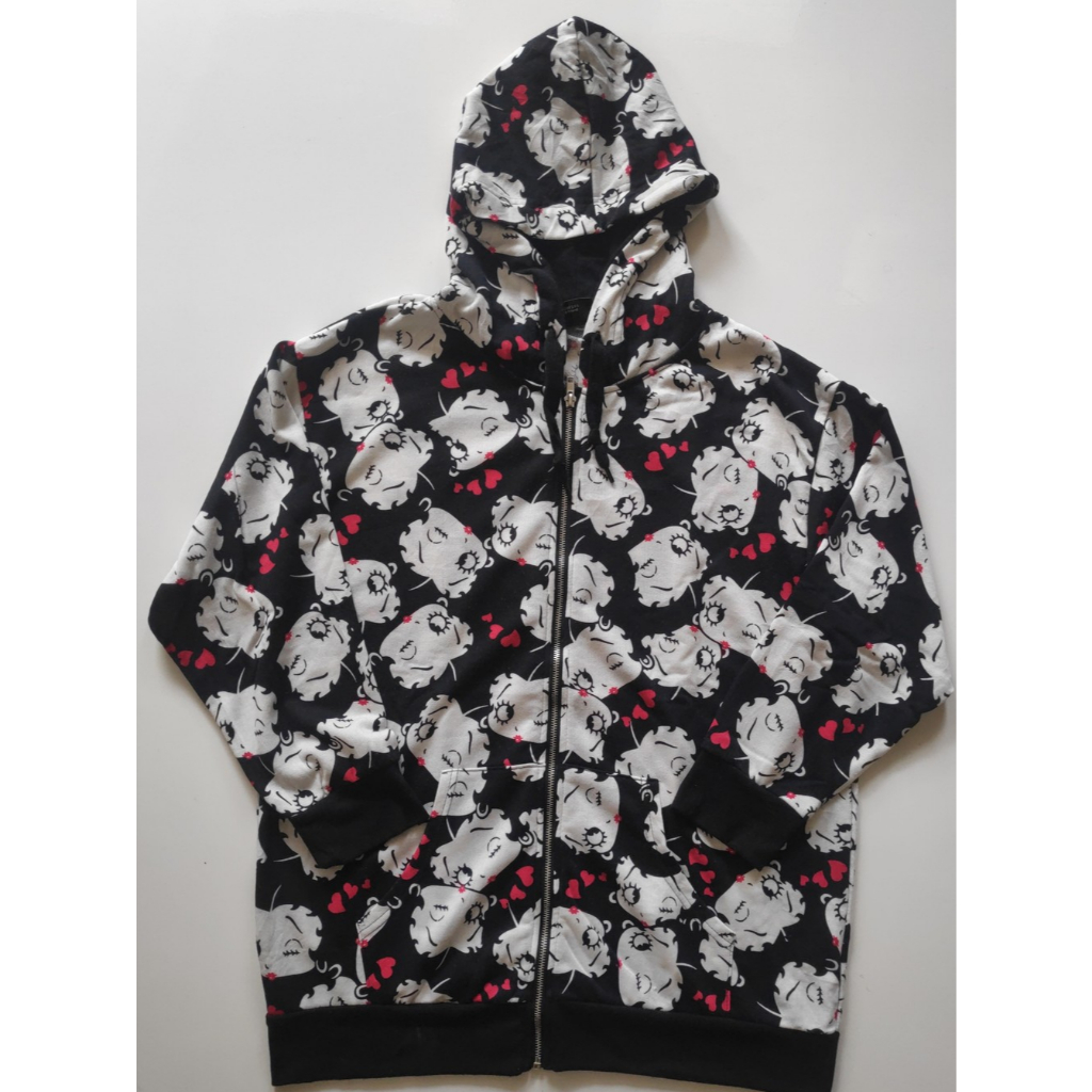 BETTY BOOP Hoodie Sweatshirt All Over Printed AOP Jaket Hodie