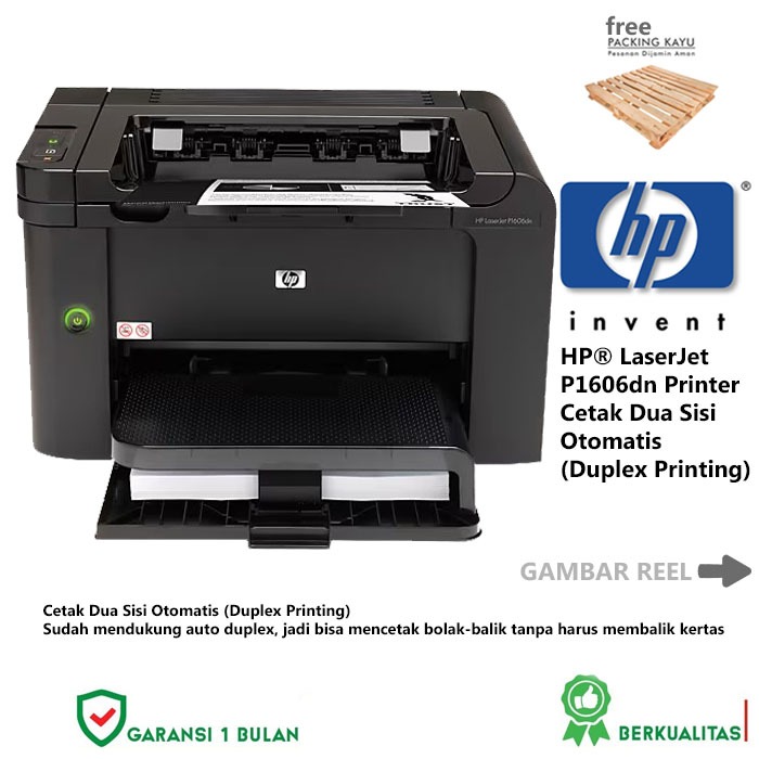 HP LaserJet Pro P1606dn - duplex - printer - printer hp - printer terbaik - printer murah - printer 