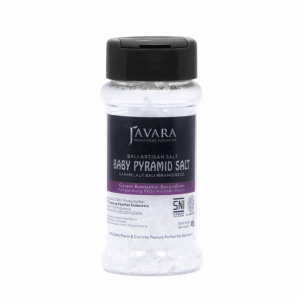 

Javara Baby Pyramid Salt 45g – Garam Piramida Bali Premium dalam Pet Jar