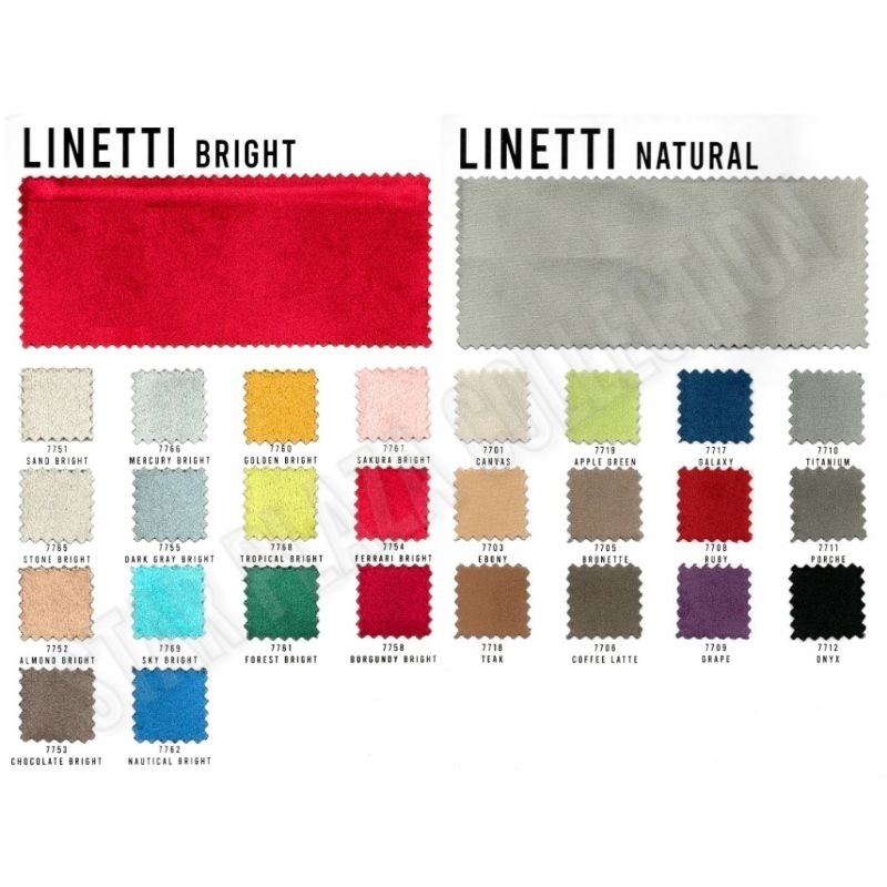 Kain Interior Hikaron Bludru Beludru / Velvet Mengkilap - Linetti (Sofa, Jok, Kursi, Sarung Bantal)