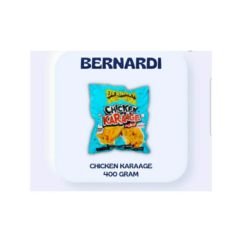 

Bernardi Chicken Karaage 400gram