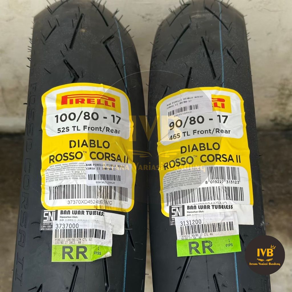 Ban Pirelli Diablo Rosso Corsa 2 Ring 14 90/80 Dan 17 110/70 (Original)