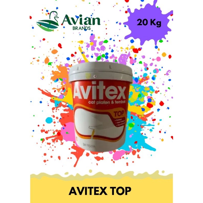 AVITEX TOP CAT TEMBOK  DAN PLAFON 20KG. SUPER WHITE