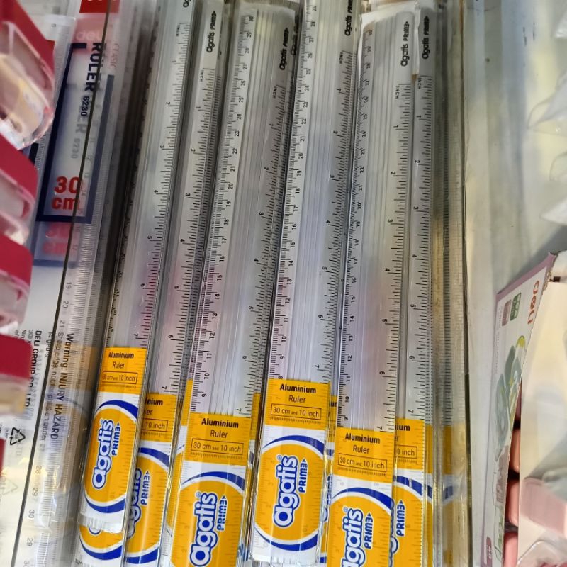 

Agatis Aluminum Ruler / Penggaris Aluminium (30 Cm)