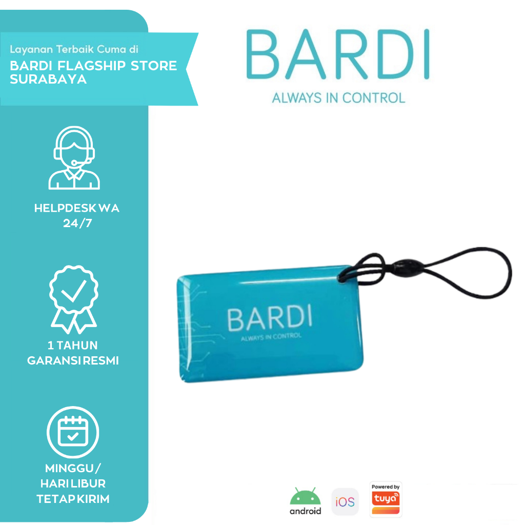 BARDI Kartu RFID Smart Door Lock