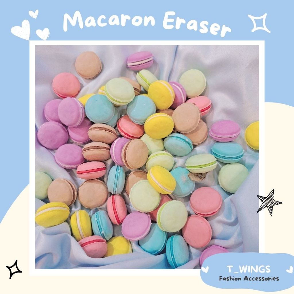 

[ TWB_01 ]PENGHAPUS MACARON / HAPUSAN PENSIL MACARON / PEMBERSIH PENSIL MACARON