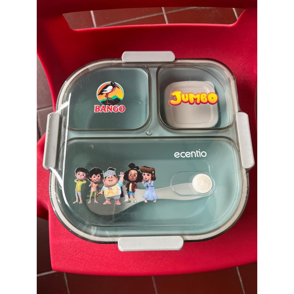 Ecentio official merchandise Jumbo The Movie X Kecap Bango Kotak Makan lunch box 1100 ml