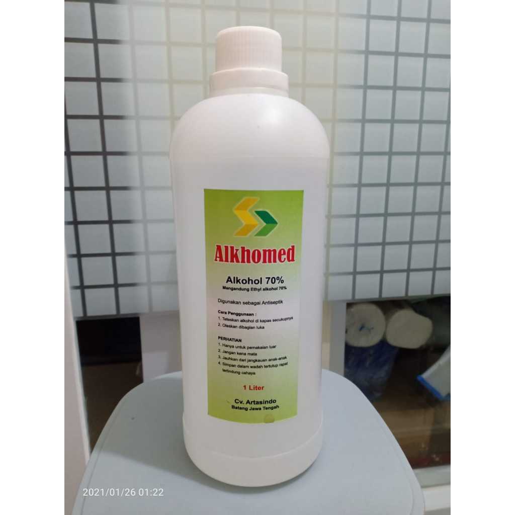 Alkohol 70 % 1 liter / Alkohol 1 liter 70% / Alkohol 70 Persen 1000ml