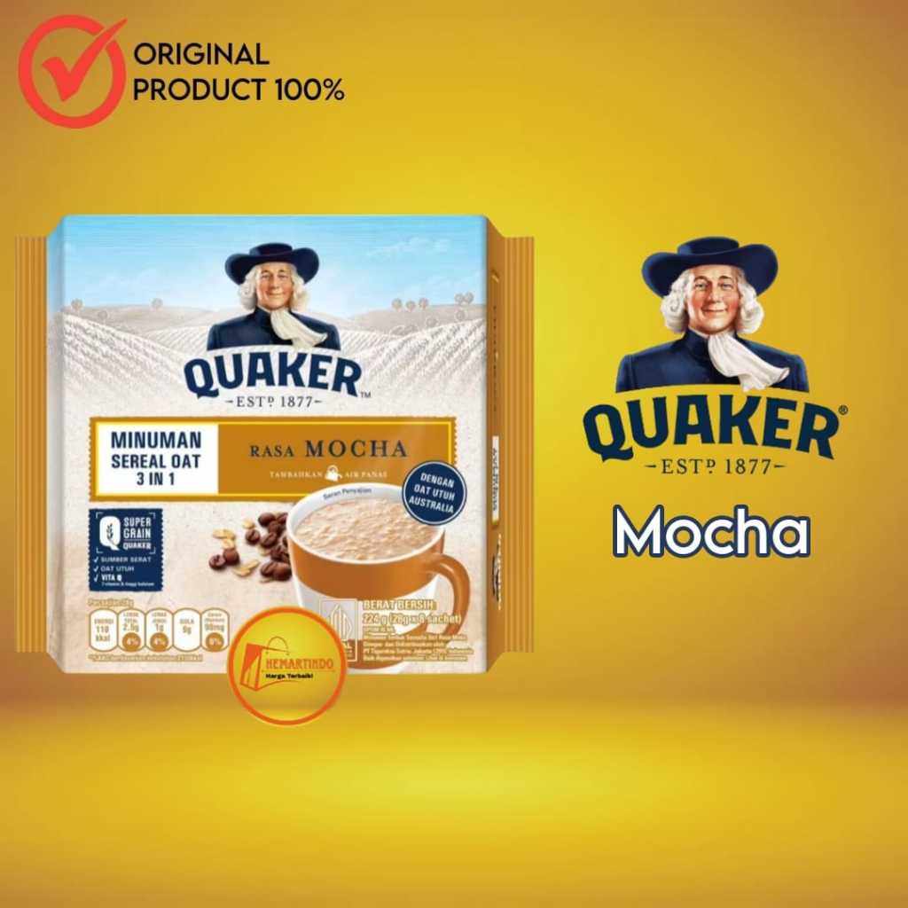 

GFD Quaker Minuman Sereal 3in1 224gr