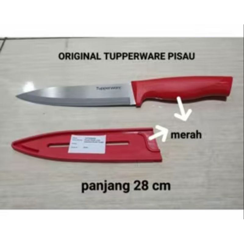 Terlaris Pisau Besar tupperware + talenan dijual eceran 1 pcs