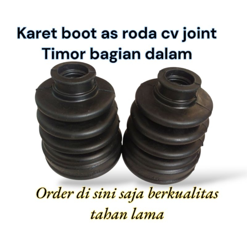 karet boot as roda cv joint  mobil timor bagian dalam