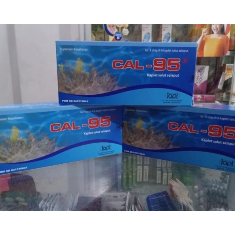 CAL 95 CALCIUM STRIP 6'S
