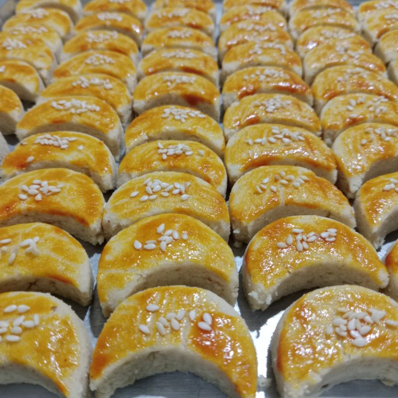 

Roti kacang wijen kemasan toples tabung 800 ml