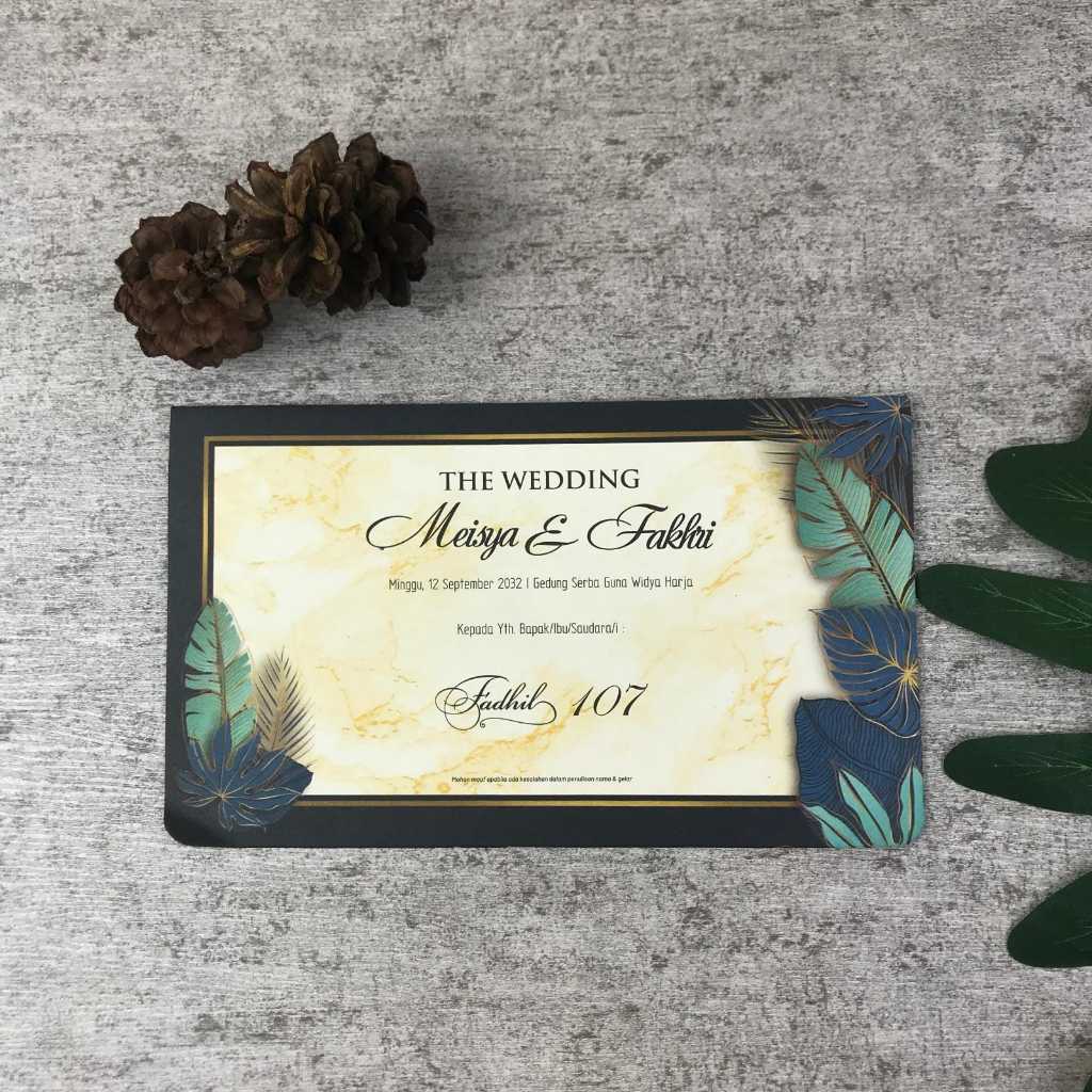 Blangko Undangan Fadhil 107 Murah