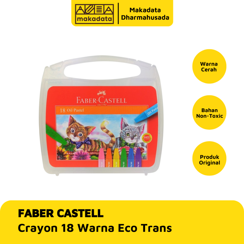 

CRAYON OIL PASTEL FABER CASTELL 18 WARNA MURAH