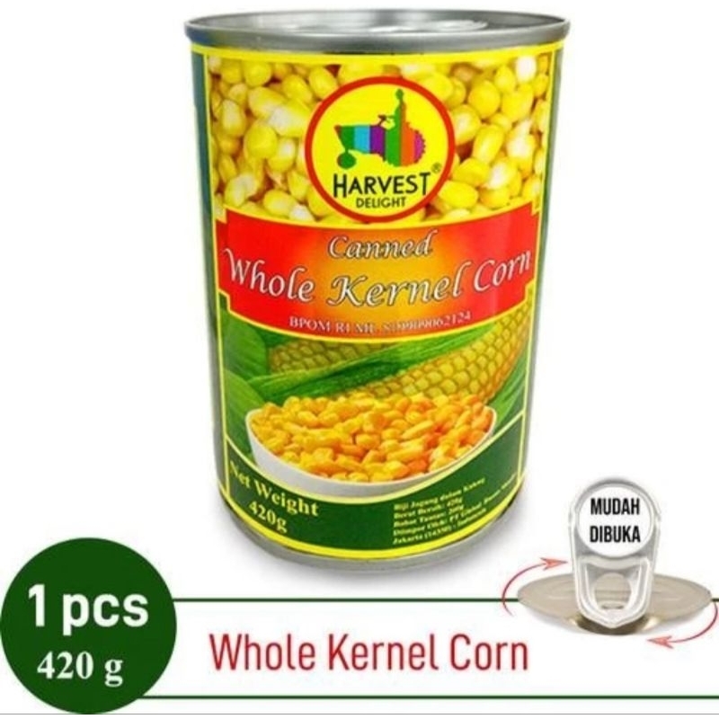 

whole kernel corn harvest delight 420 gram