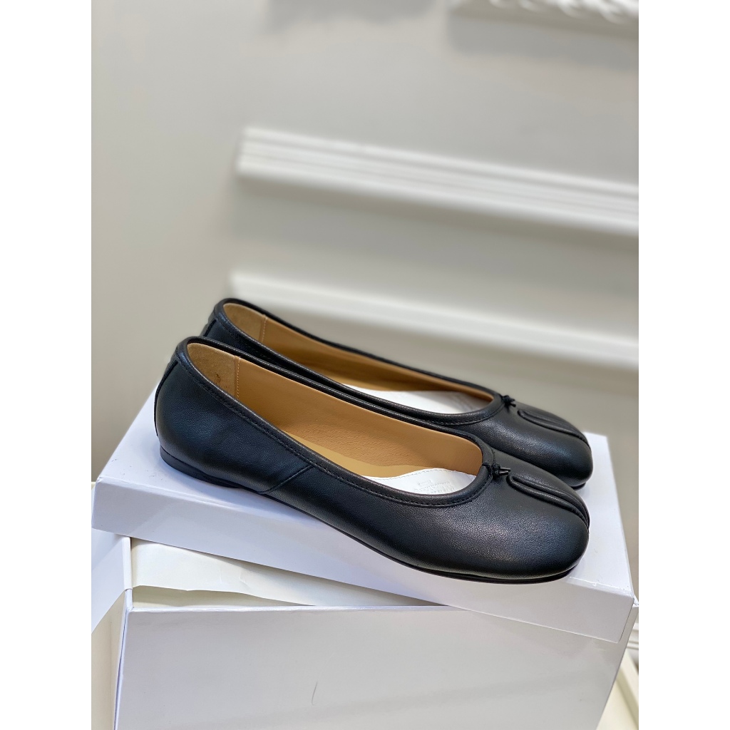 NWE Maison Margiela MM6 toe women's shoes sheepskin leather flat shoes for women