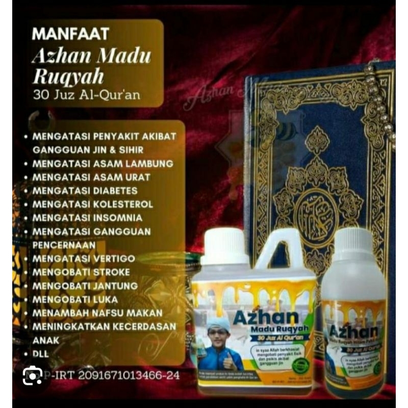 

MADU RUQYAH MADU AZHAN 30 JUZ AL-QURAN ORIGINAL - PAHIT