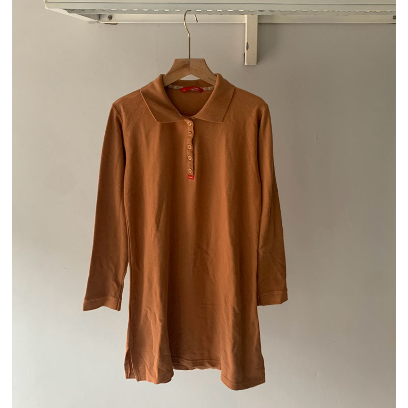 Blouse kaos dauky coklat adem