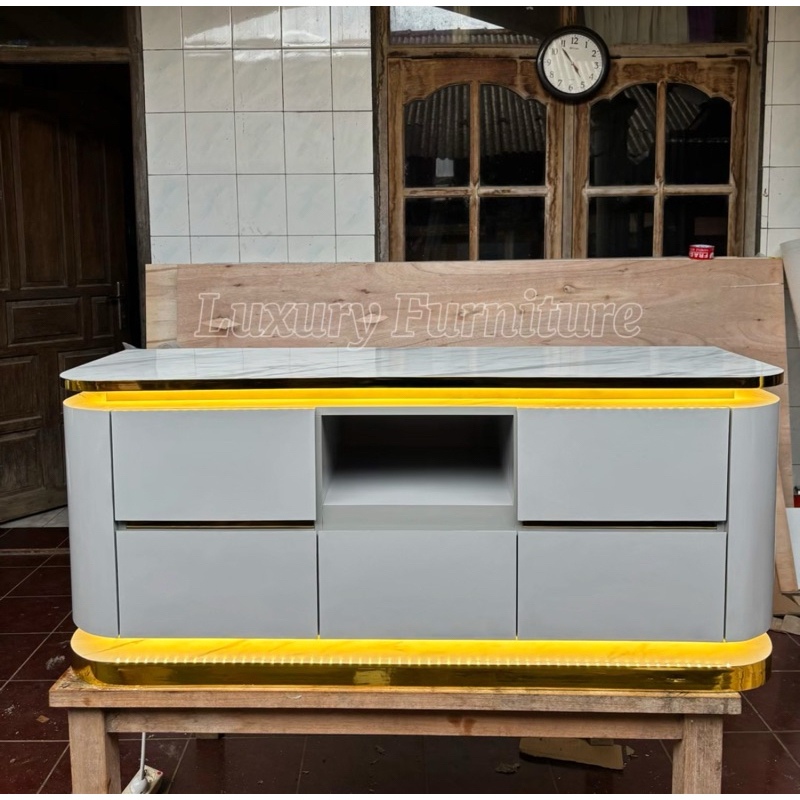 Meja TV minimalis #hpl