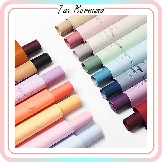 

(1 PACK ISI 20 LEMBAR) Kertas Bunga Flower Wrapping Buket Bi Color Kertas Buket Bunga Cellophane KB6018