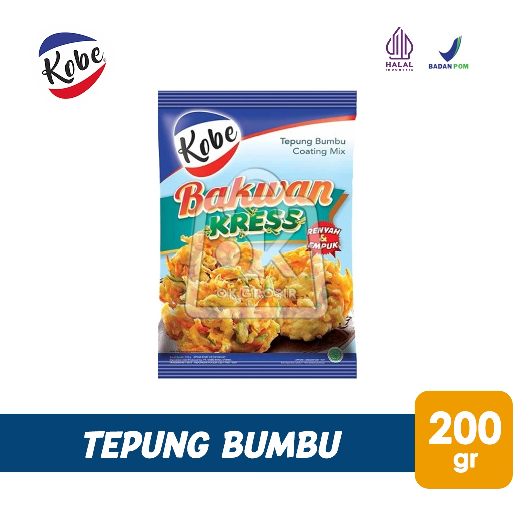 

Kobe Tepung Bakwan Kress / Tepung Bumbu Coating Mix (200gr)