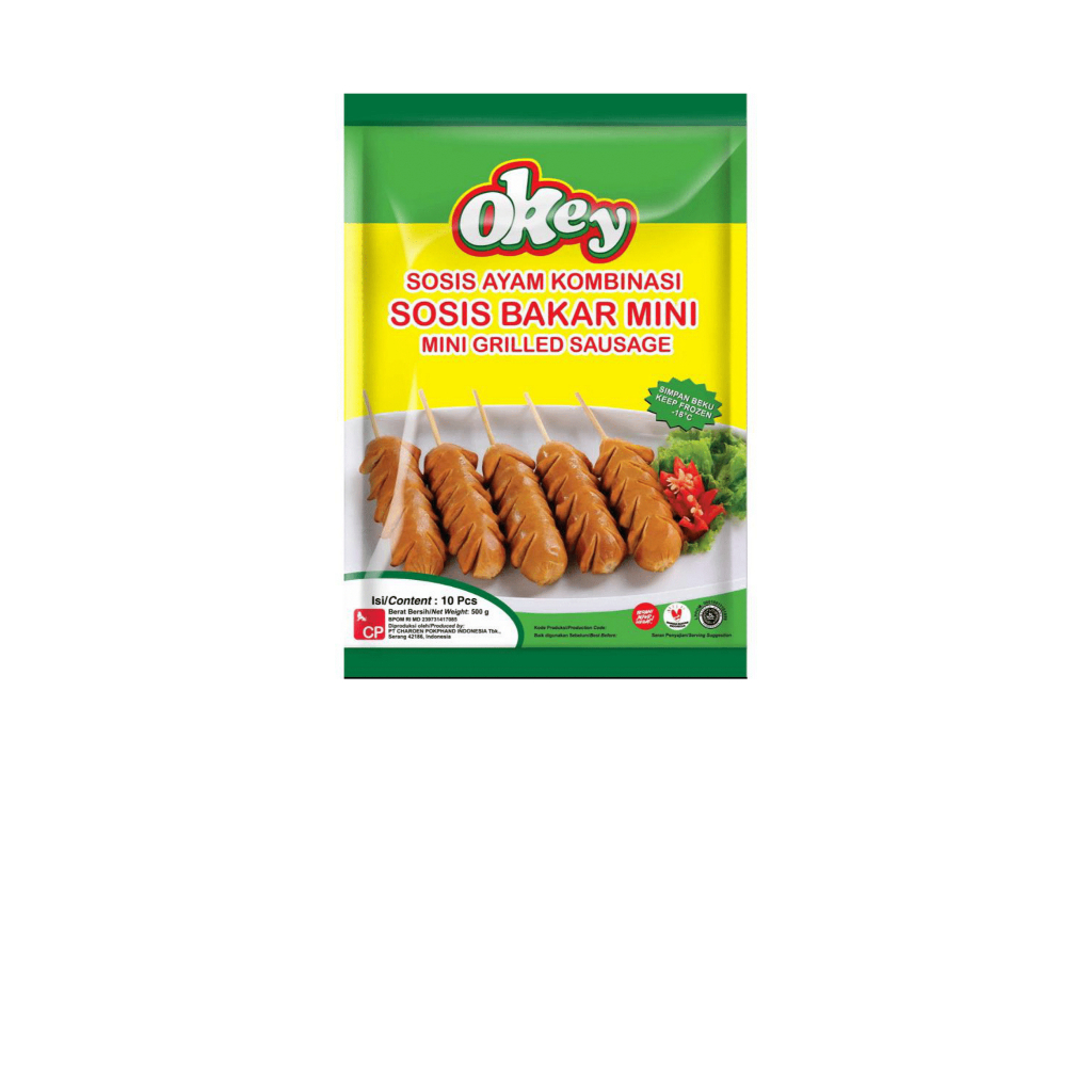

Okey Mini Sosis Bakar 500 Gr Isi 10