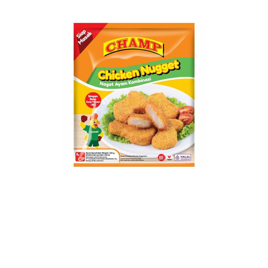 

Champ Nugget 225gr - Delicious Chicken Treats