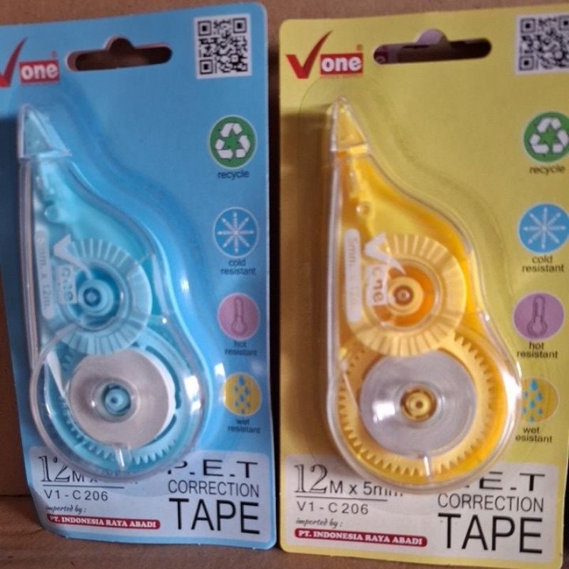 

tip ex kertas Vone V1-C206 12Mx 5mm