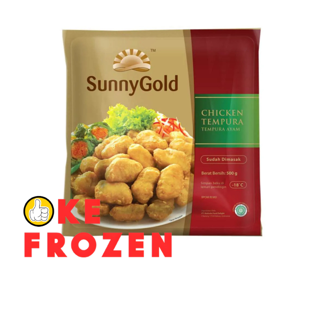

SUNNY GOLD CHICKEN NUGGET TEMPURA 500GR