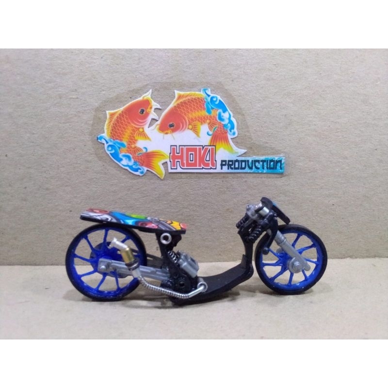 miniatur motor drag/mainan motor miniatur ceper