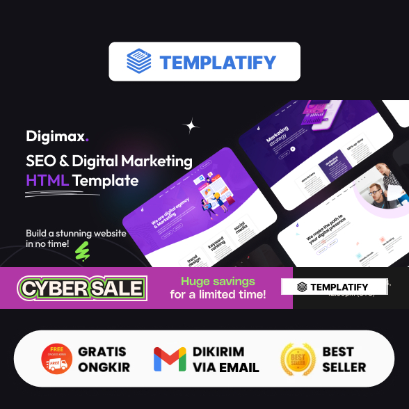 Digimax - SEO & Digital Marketing Agency Template HTML Agency Website