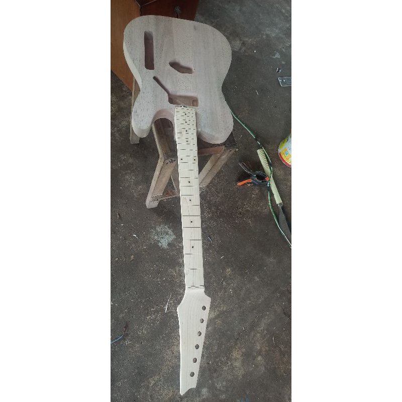 Body Gitar Elektrik Telecaster CNC Mesin