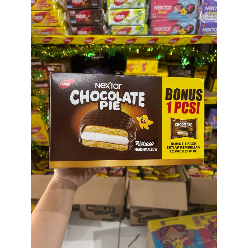 

NEXTAR CHOCOLATE PIE MARSHMALLOW - 12pcs