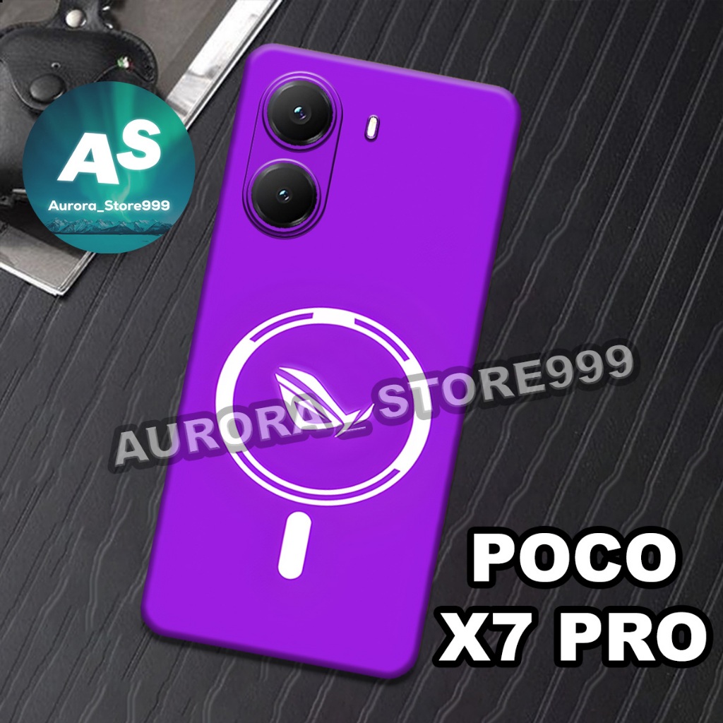 (AS3) SOFTCASE Procamera  untuk Hp POCO X7 PRO  TERBARU | MOTIF RING MAGNET | Kesing POCO X7 PRO | C