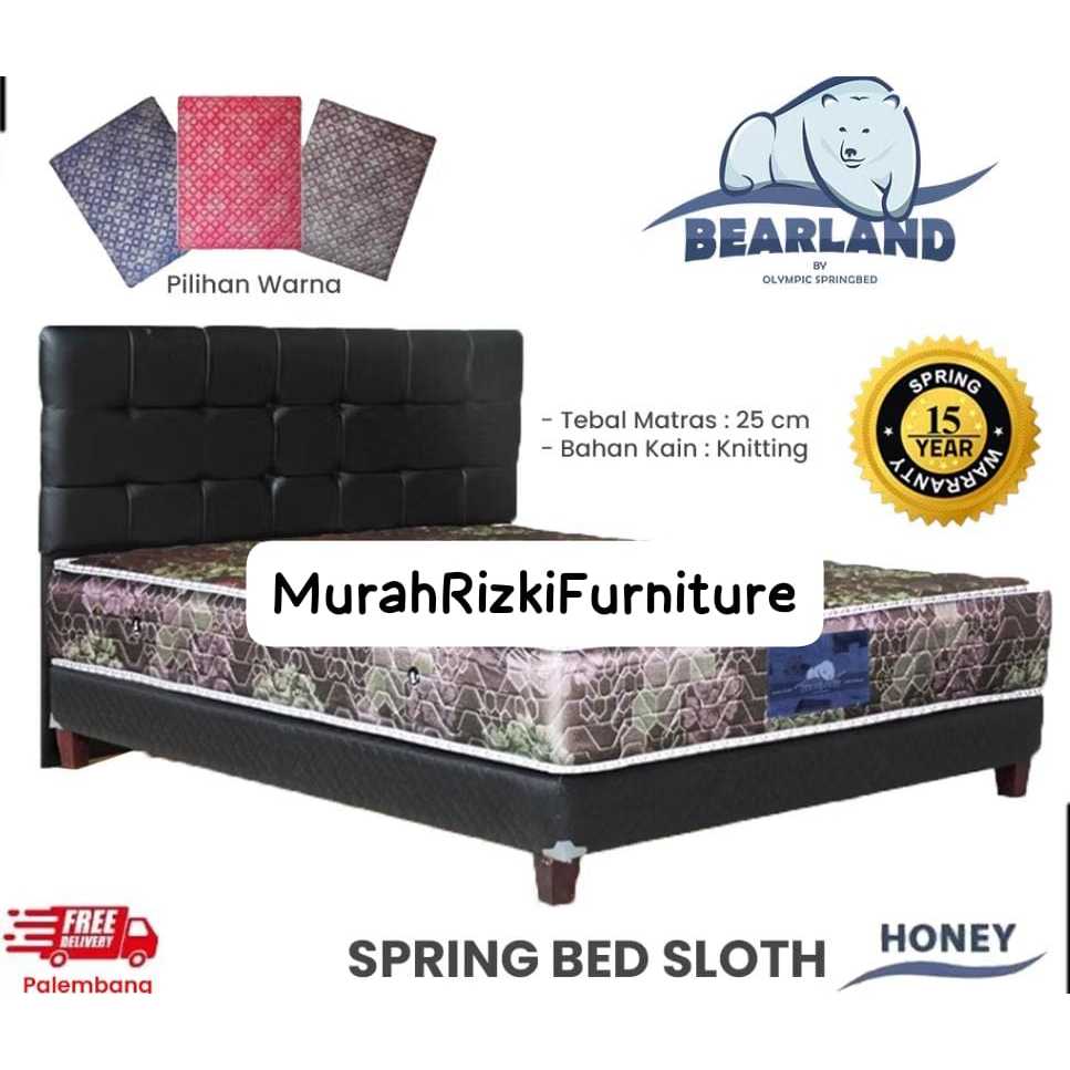 PROMO MURAH KHUSUS KOTA PALEMBANG KASUR SPRING BED BRAND BEARLAND GRATIS ONGKIR SEKOTA PALEMBANG