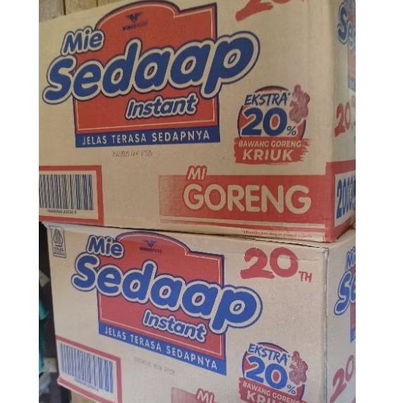

Mie Sedaap Mie instan 1 dus 40 x 90 gr