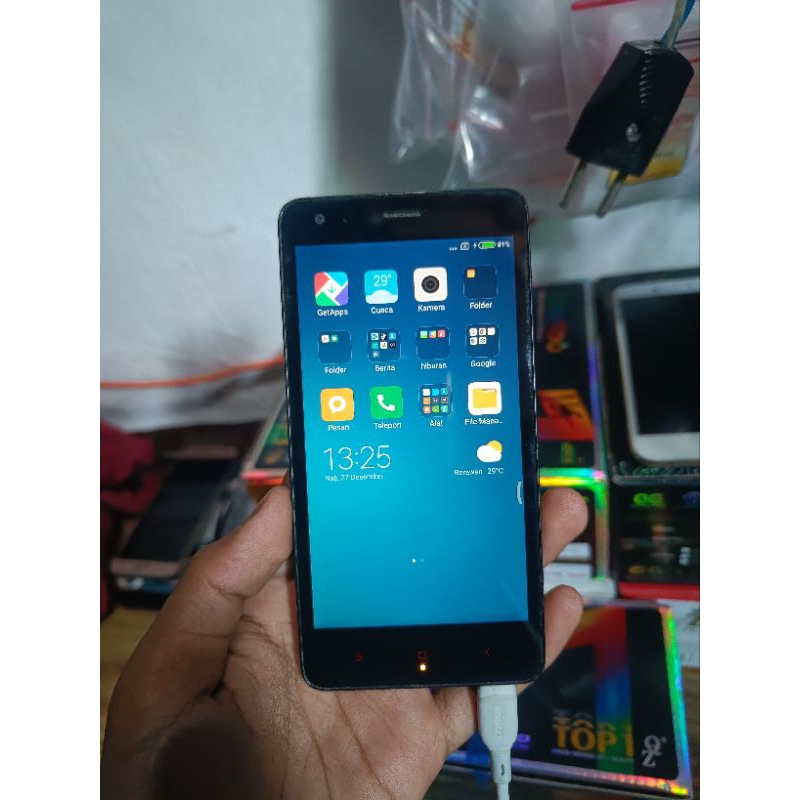 MESIN REDMI 2 RAM 2/16 KONDISI HIDUP BERMINUS