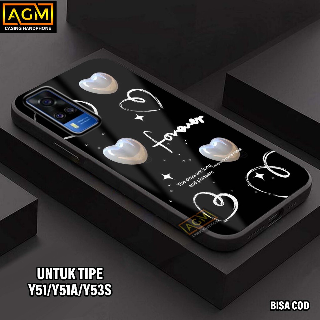 Case Vivo Y51 2020 /Y51A/Y53S Terbaru Case kilau - New Case Glossy casing Y51/Y51A/Y53S [Motif-3] - 