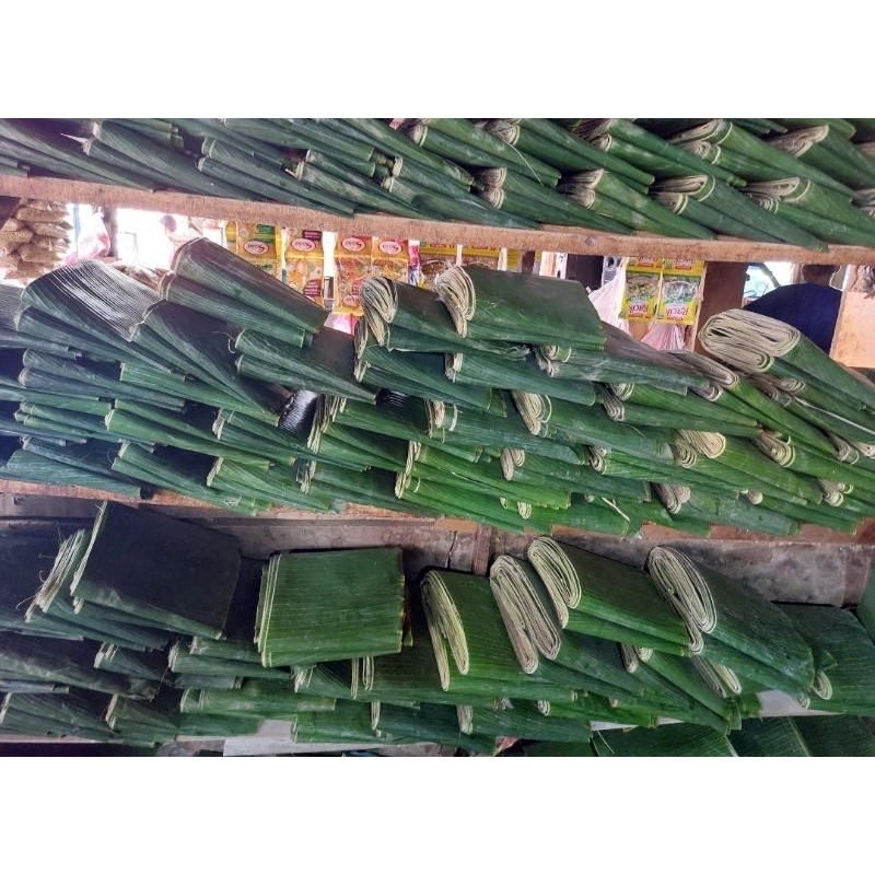 

DAUN PISANG BATU PER IKAT ISI 20 LEMBAR