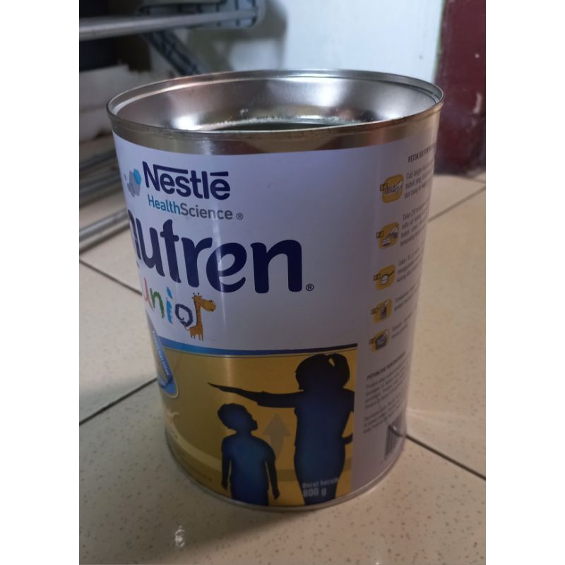 kaleng susu bekas/kaleng susu bekas nutren junior 400gr 800gr