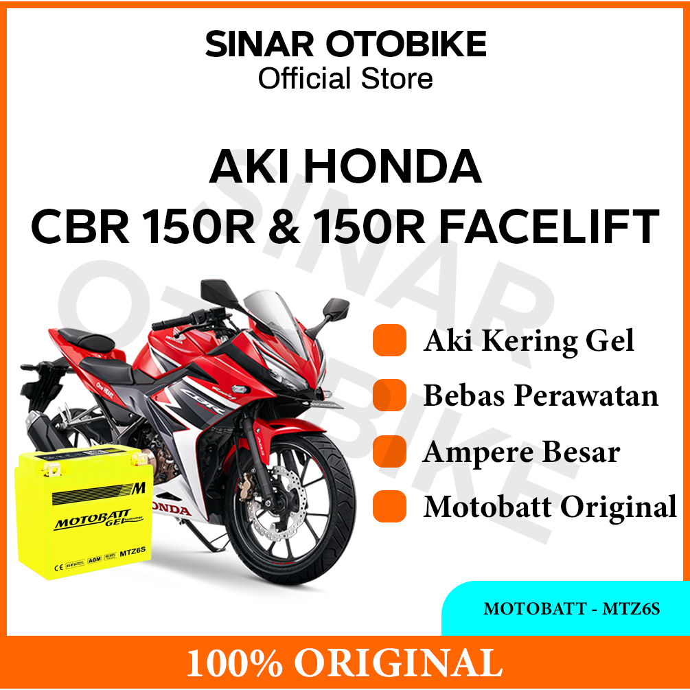 AKI CBR 150R MOTOBATT - MTZ6S