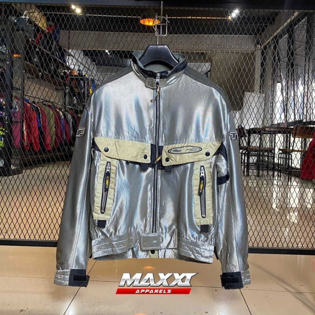 Jaket Motor Rs Taichi  Ap | Silver | BB [60kg - 75kg] | Original Taichi Jaket Riding