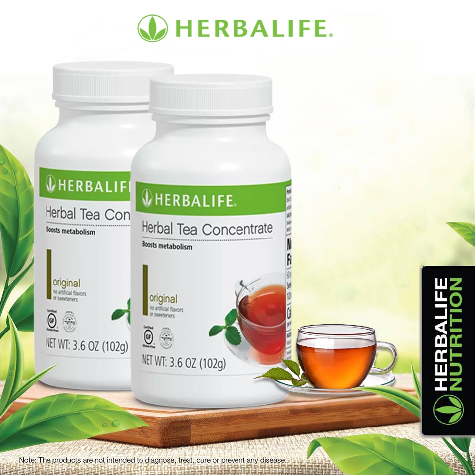 Herbalife Herbal Tea Concentrate 102gr / Teh Herbalife Pembakar Lemak / Slimming Tea