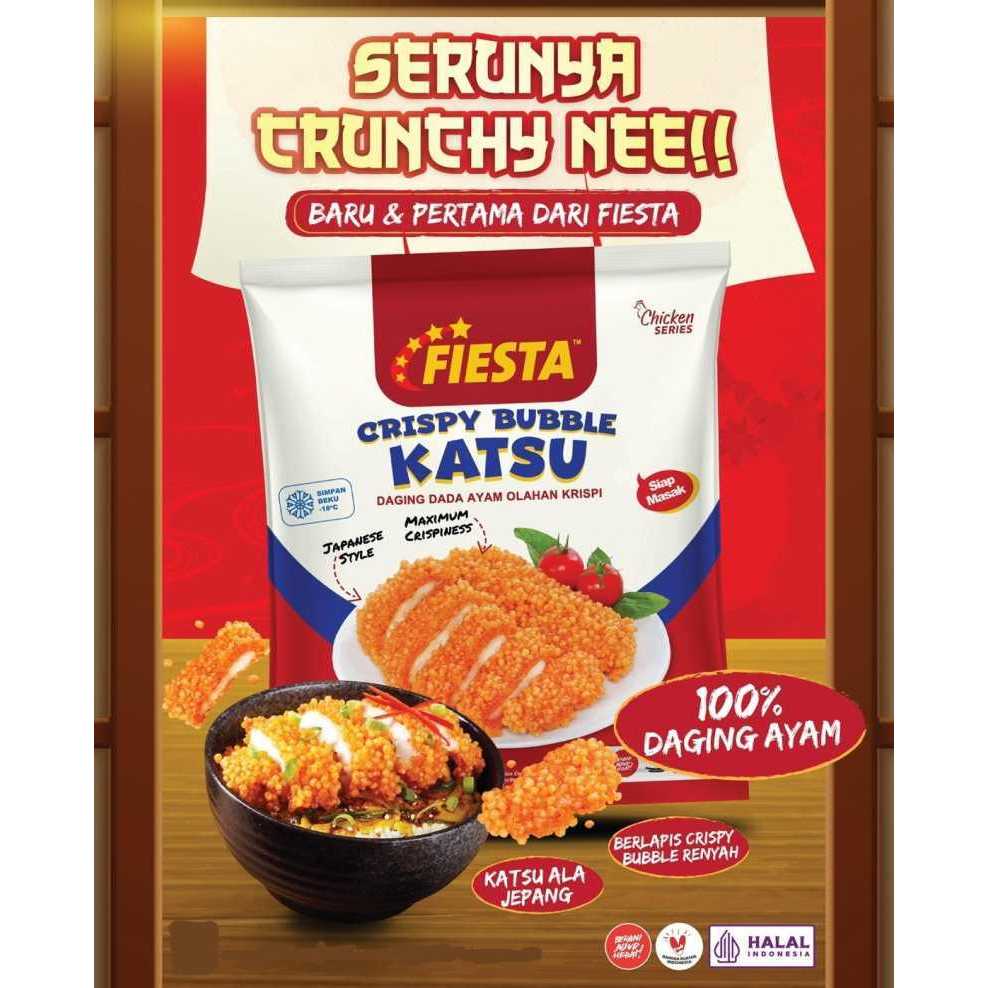 

FIESTA Crispy Bubble KATSU 400g / Dada Ayam Crispy Bubble