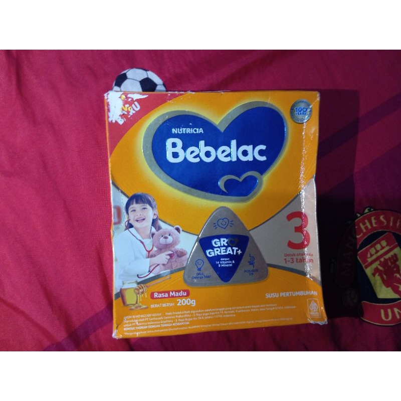BEBELAC 3 Gogreat-susu bubuk ukuran 200gram madu