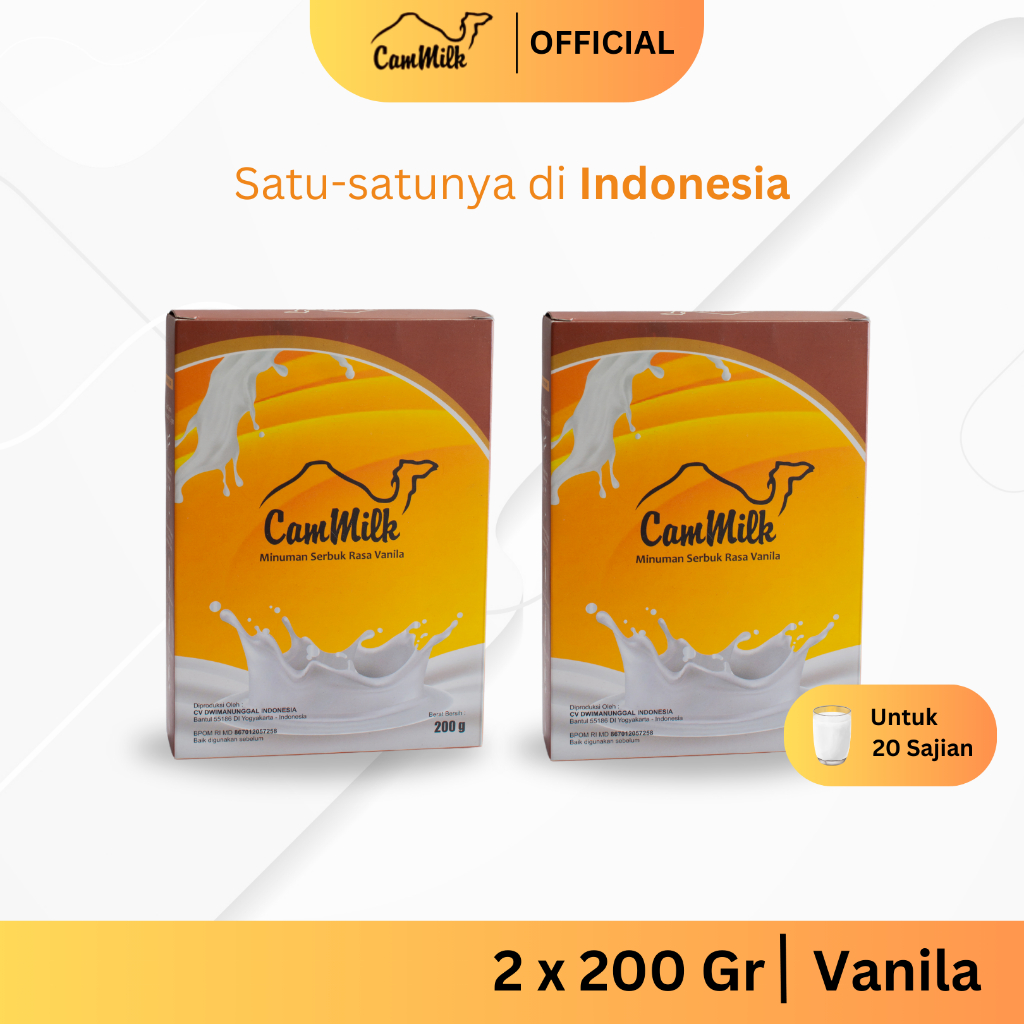 

Paket 2 Box Cammilk Original Asli 200 gr